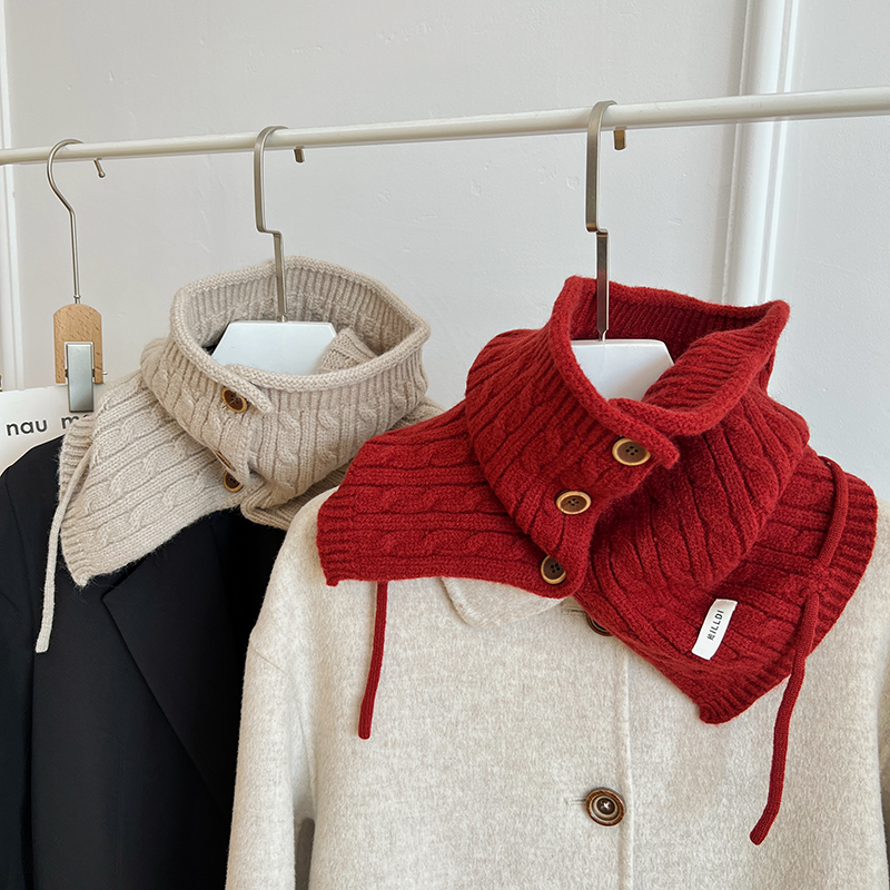 NikkiHaley韩版开叉围脖