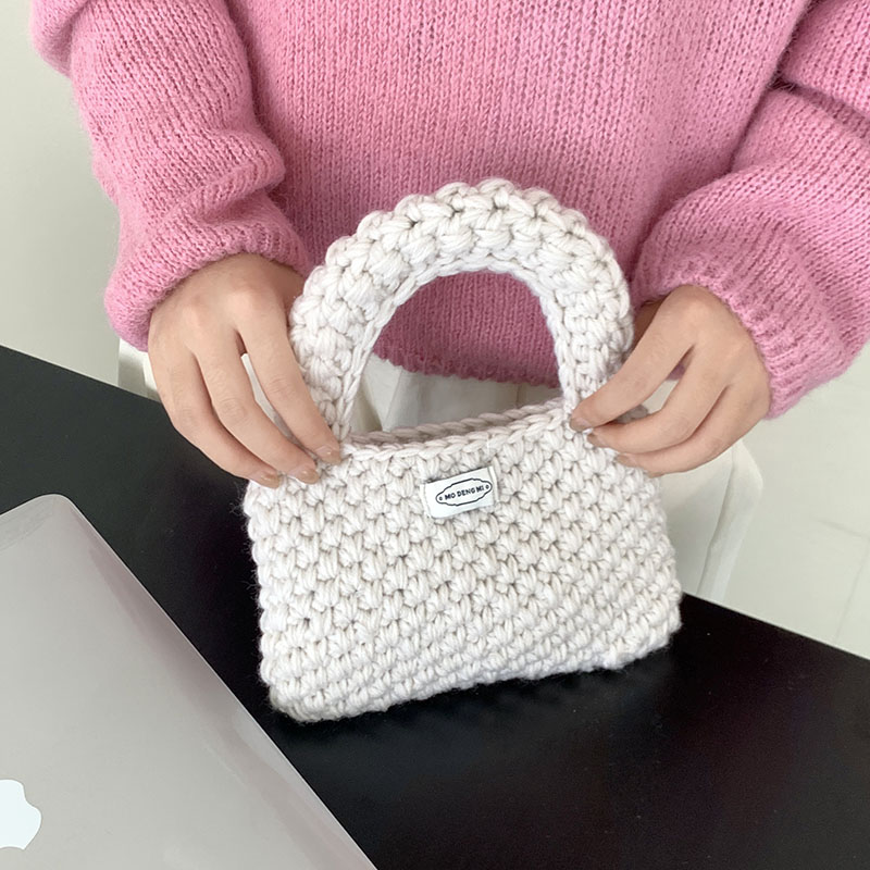 NikkiHaley迷你针织手提包