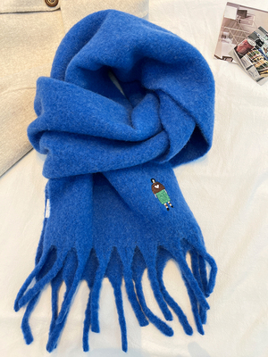 NikkiHaley韩版羊绒围巾