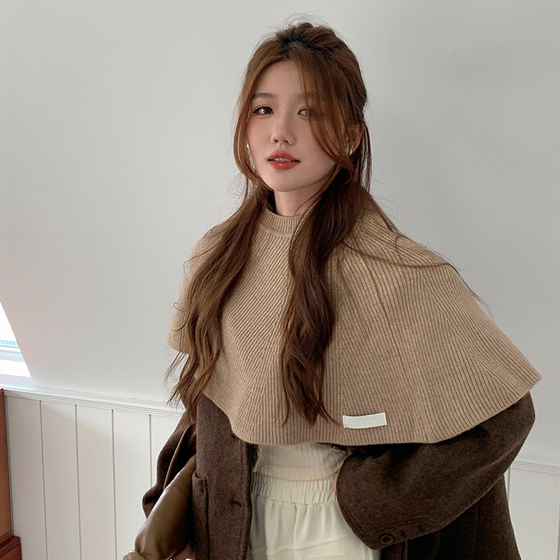 秋冬叠穿圆领披肩女韩版外穿围巾保暖防寒洋气毛衣斗篷毛线围脖潮,服饰配件/皮带/帽子/围巾,围巾/丝巾/披肩,淘宝优惠券,粉丝福利购,淘宝优惠卷