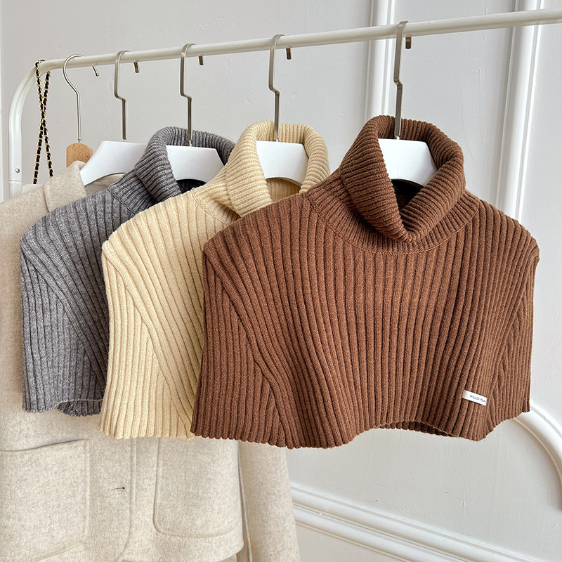 NikkiHaley针织围脖坎肩