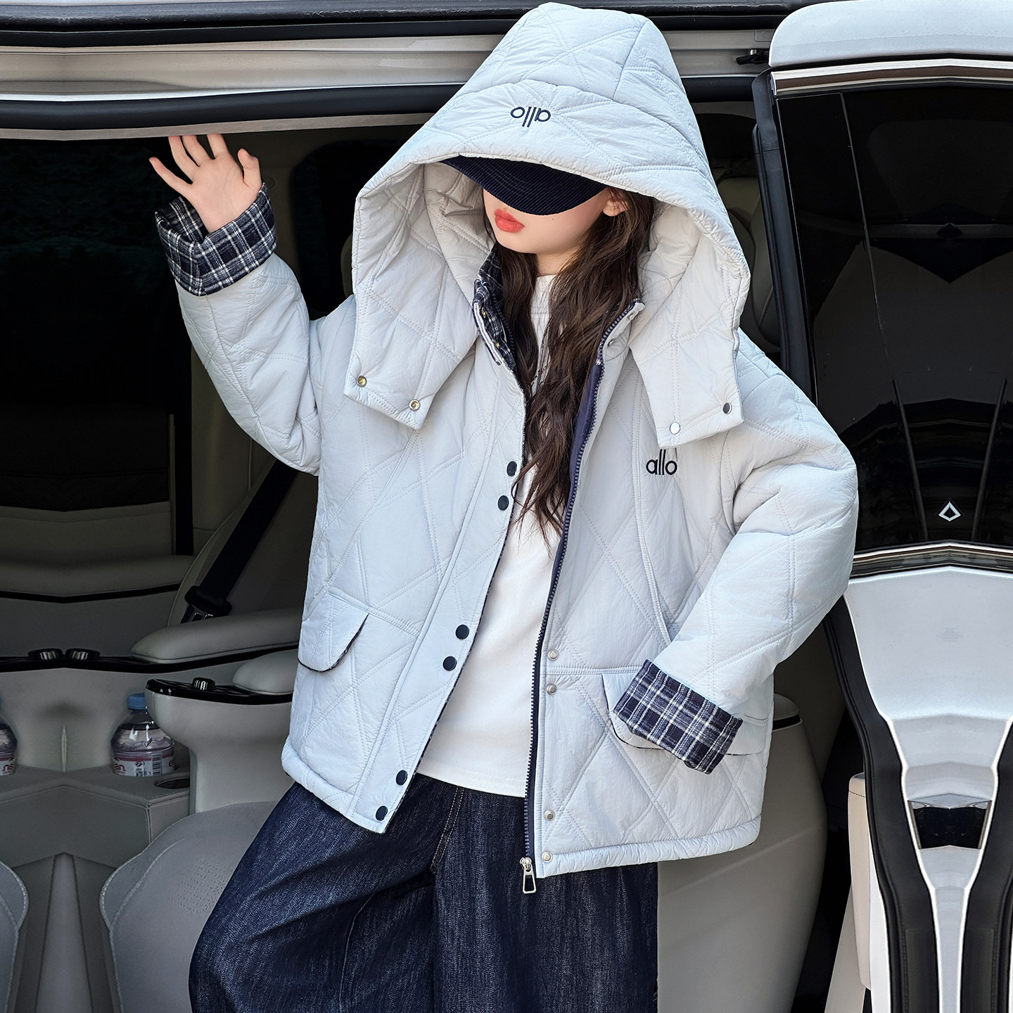 女童夹棉外套秋冬装2025新款儿童洋气时髦夹克衫中大童装女孩上衣