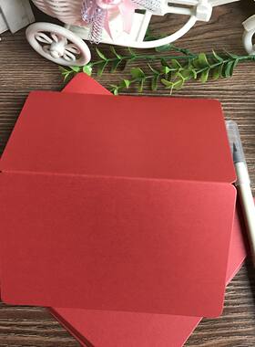 珠光红色对折卡 高档珠光对折卡 祝福 教师节 情人节贺卡卡片彩卡