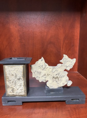 笔筒文房四宝学生中式风摆件包邮