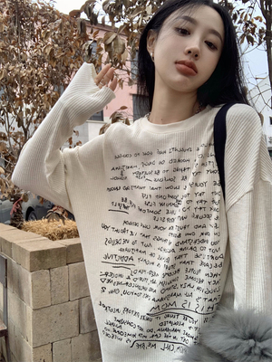 长袖T恤女2023秋季新款