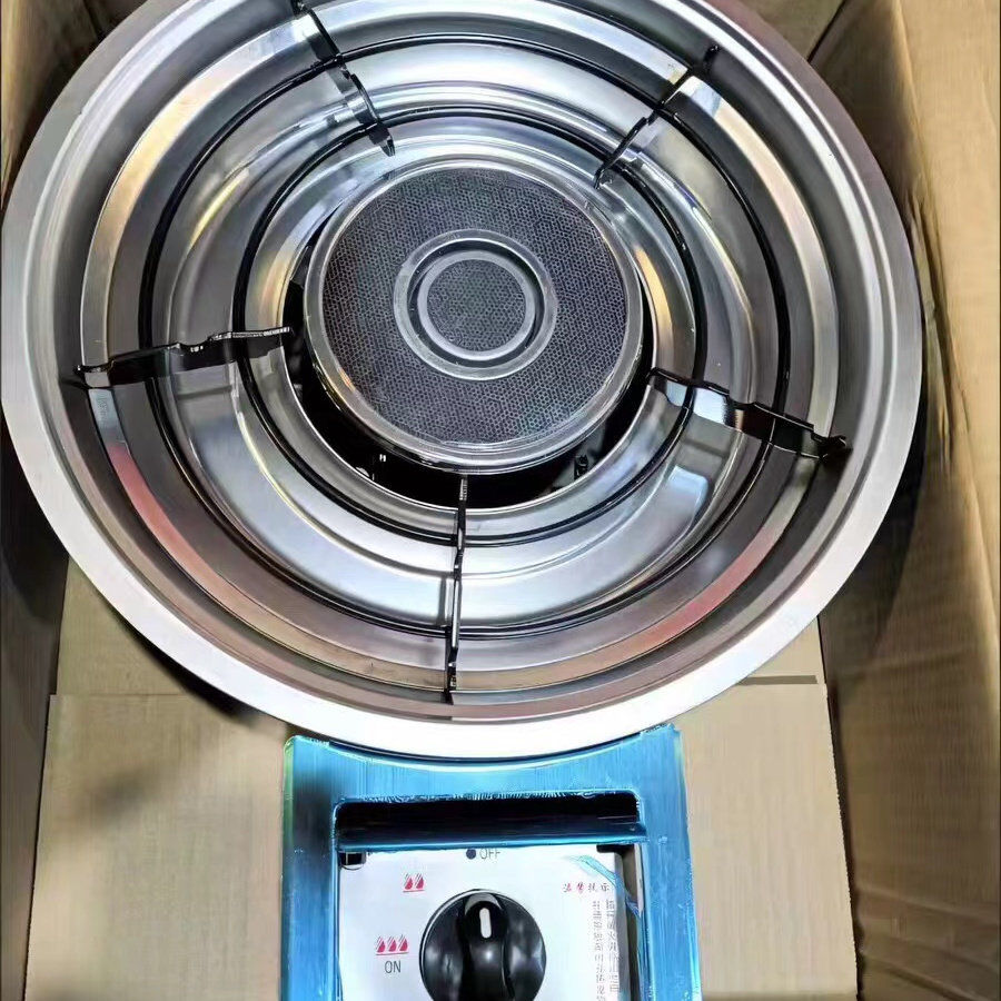 韩式商用猛火燃气灶大排档镶嵌式液化气红外线节能火锅炉灶烤肉店