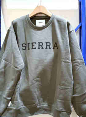 现货 WTAPS ACADEMY SWEATER  SWEATSHIRT. COPO 19SS 圆领卫衣