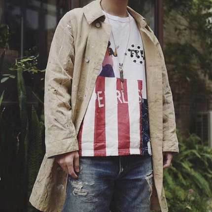 「现货」VISVIM JUMBO TEE S/S COLLAGE 19SS 中村 古布 短袖T恤