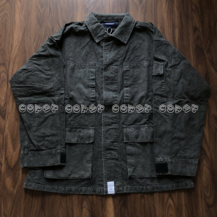 DESCENDANT DWU / RIPSTOP LS SHIRT 水洗四袋衬衫 18SS