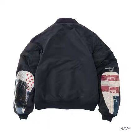 现货 VISVIM THORSON JKT COLLAGE 19SS 泥染水滴夹克 MA-1外套