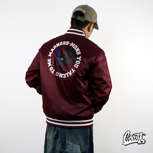 猎豹棒球服夹克冬夹棉外套 折扣 JACKET BASEBALL 余文乐 MADNESS