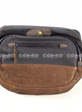 「现货」VISVIM CANVAS 8L 单肩包牛皮底斜挎包背包 全新品