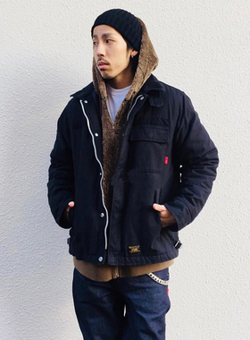 「现货」WTAPS A-1/JACKET.CONY.SATIN 17AW 加厚军事夹克外套