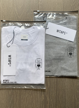 现货 WTAPS HERALDRY SS TEE 18AW 香港限定 双头鹰短袖T恤
