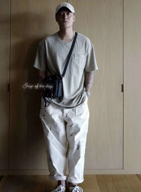 MADNESS SHOULDER BAG 20SS 单肩包男余文乐尼龙休闲黑色斜跨小包