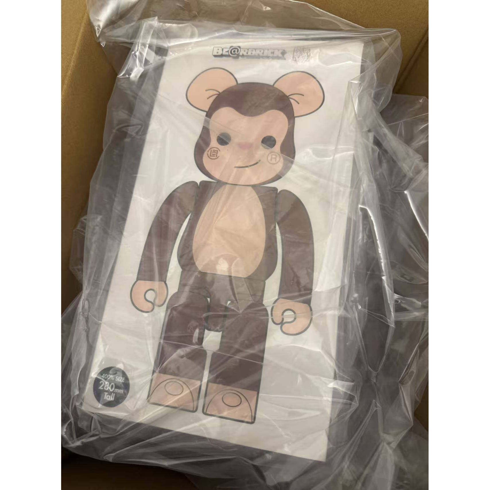BE@RBRICK x CLOT 品牌联名 medicom toy 联名 一只猴子 潮流公仔,模玩/动漫/周边/娃圈三坑/桌游,艺术家手办/潮玩雕像,淘宝优惠券,粉丝福利购,淘宝优惠卷