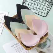 吊带背心胸垫加厚水滴杯上薄下厚聚拢内衣内垫美背运动文胸垫插片