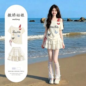 韩系chic高知温柔连衣裙套装