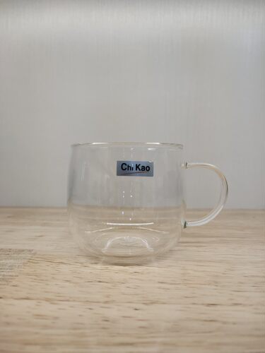 奇高CK-125A单杯耐热玻璃品茗咖啡杯绿茶杯办公杯子带把单杯家用