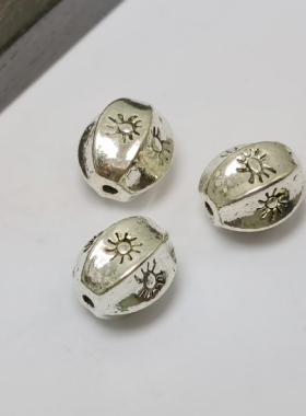 diy星月菩提手串合金复古散珠