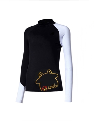 巴西柔术防磨服Rashguard 黑白精简小牛