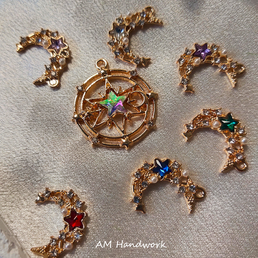 巴洛克月亮星星珍珠吊坠魔法权杖装饰配件迷你饰品手工diy痛包,饰品/流行首饰/时尚饰品新,其他DIY饰品配件,淘宝优惠券,粉丝福利购,淘宝优惠卷