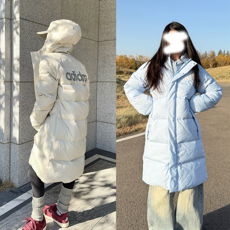 阿迪达斯男女情侣款冬季保暖鸭绒长款连帽休闲羽绒服外套KS6482,运动服/休闲服装,运动羽绒服,淘宝优惠券,粉丝福利购,淘宝优惠卷