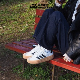 T头德训鞋 阿迪达斯VL 运动休闲板鞋 BOLD复古厚底女鞋 IH3083 COURT