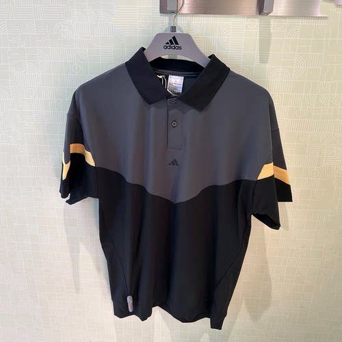 ADIDAS阿迪达斯男子网球训练透气运动短袖POLO衫T恤IW1427