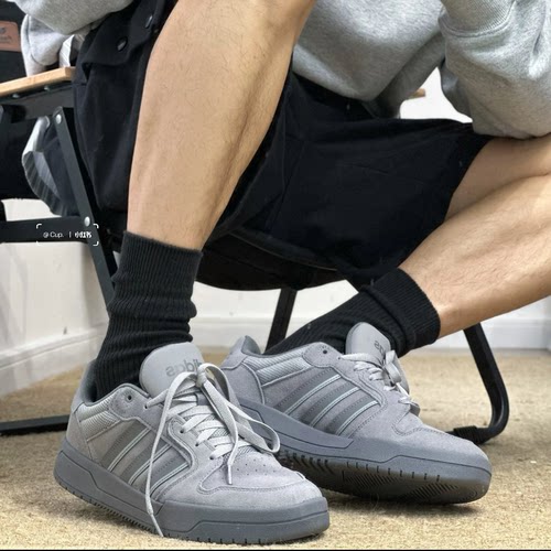 阿迪达斯ENTRAP春秋男女鞋运动鞋轻便低帮复古休闲鞋板鞋KI8456