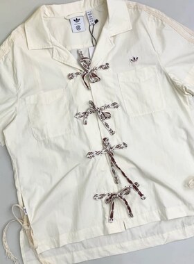 阿迪达斯三叶草adidas x CLOT 陈冠希联名运动休闲短袖衬衫JP1599