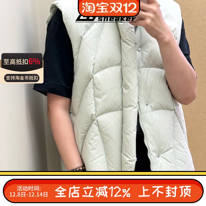 阿迪达斯三叶草冬季男女款运动休闲宽松保暖羽绒服马甲JD3741