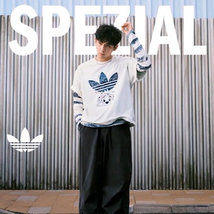 Adidas三叶草男女迪士尼联名王安宇同款运动宽松短袖T恤KG6683
