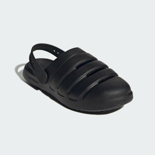 Adidas阿迪達(dá)斯男子夏季 輕便洞洞鞋 包頭沙灘鞋 JR3124 戶外休閑拖鞋
