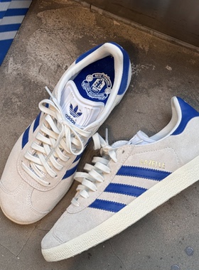 Adidas三叶草男女GAZELLE低帮轻便休闲板鞋德训鞋复古T头鞋IH2633