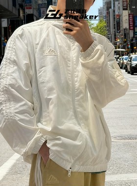 Adidas阿迪达斯正品秋季新款男女同款休闲运动梭织夹克外套JI6647