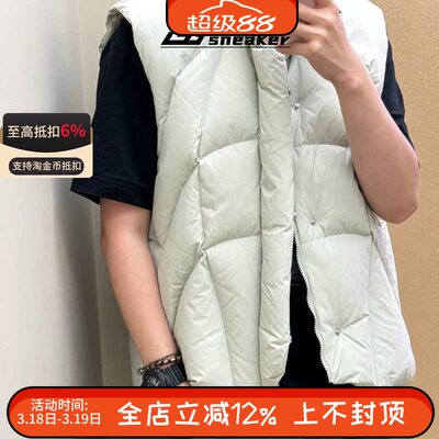 阿迪达斯三叶草冬季男女款运动休闲宽松保暖羽绒服马甲JD3741