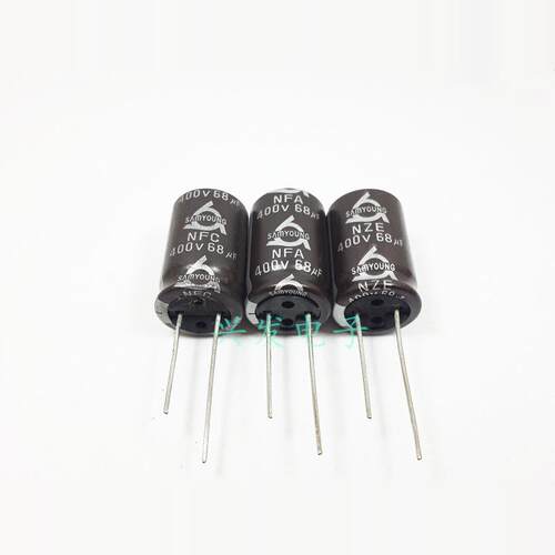 400V68UF 68UF400V 全新原装韩国三莹 长寿命高频 电解电容 16*25