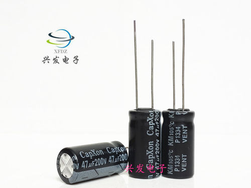 全新原装台湾丰宾 长寿命电源 电解电容 200V47UF 47UF200V 10*20