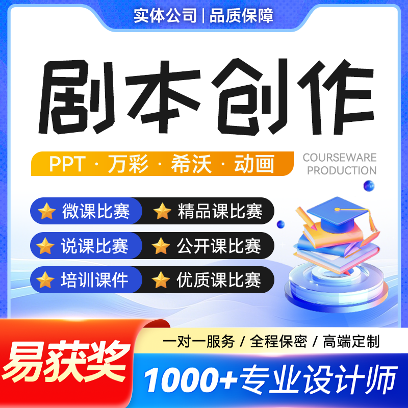 代写剧本创作微电影抖音短视频宣传小品脚本舞台情景编剧文案编写