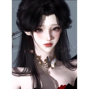 口吃猫 清怜 逆水寒手游捏脸女通用 原版