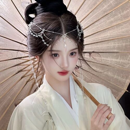 古风汉服超仙多层头链异域风情