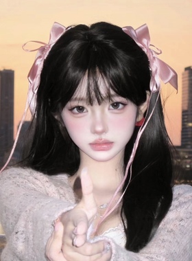 可爱立体蝴蝶结发夹女侧边高马尾顶夹边夹刘海夹简约日韩头饰甜美