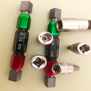 套筒1/2借口通止规套筒四方口1/4.3/8.1/2接杆检具ASEM扳手扭矩go