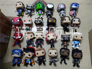 正版Funko Pop散货无盒漫威系列美国队长蜘蛛侠不是全新需知悉