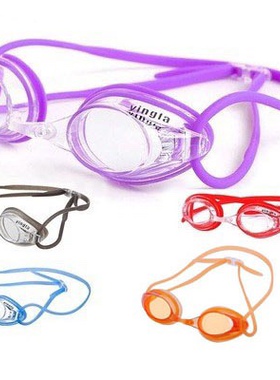 英发泳镜防水防雾高清专业竞速比赛训练小框成人儿童游泳镜Y570AF