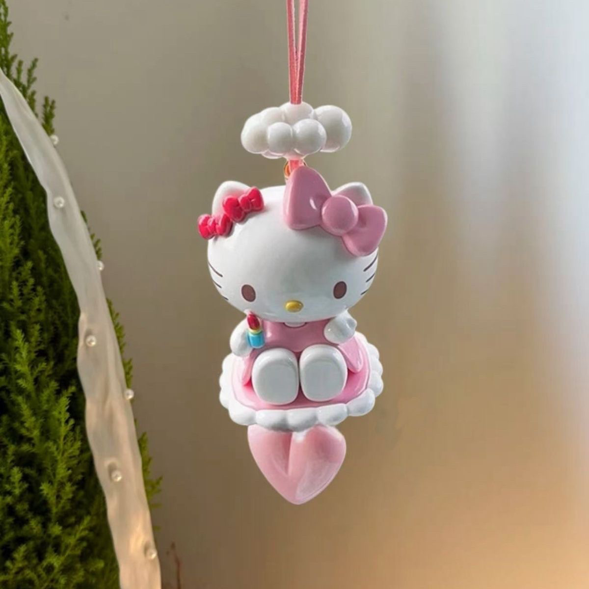 正版Hello Kitty挂件创意车挂高级车载挂件车饰包挂送女生礼物