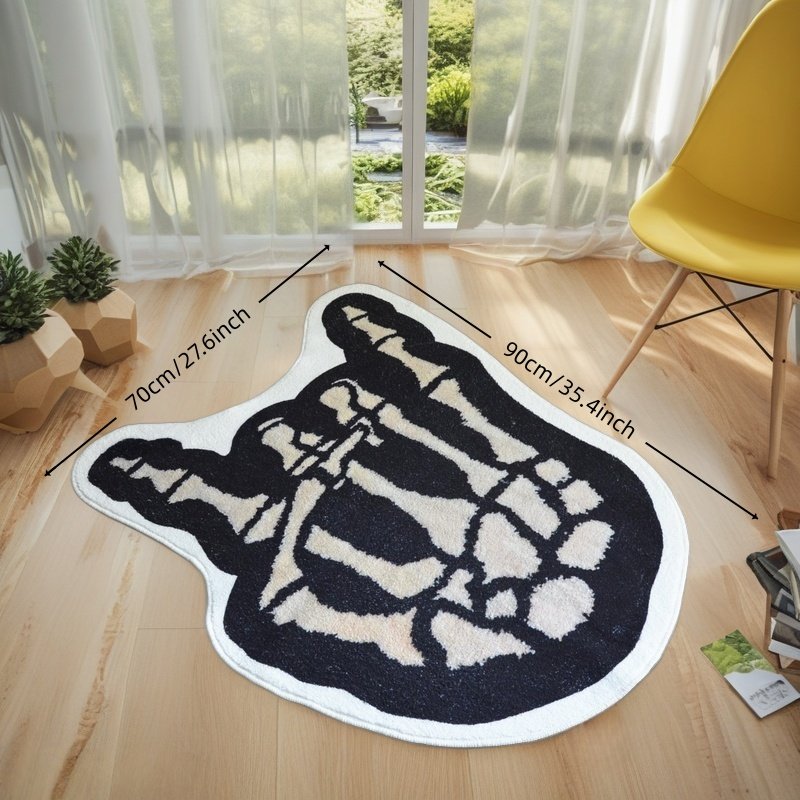 仿羊绒手掌图形装饰卧室地垫地毯,居家布艺,床边毯,淘宝优惠券,粉丝福利购,淘宝优惠卷