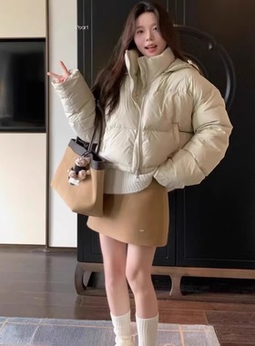 呢料半裙 厚实万能百搭无D推荐！简约质感通勤百搭高腰显瘦半身裙