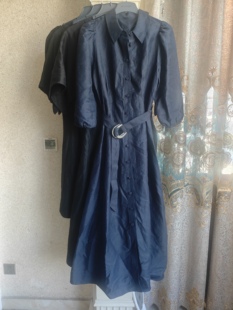 澳洲w纯元出口 孤品样衣亚麻混纺丝麻女士连衣裙